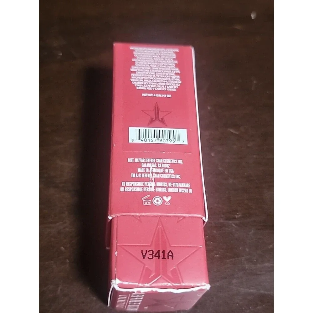Jeffree Star VELVET TRAP LIPSTICK Full Size Rouge Entrapment New